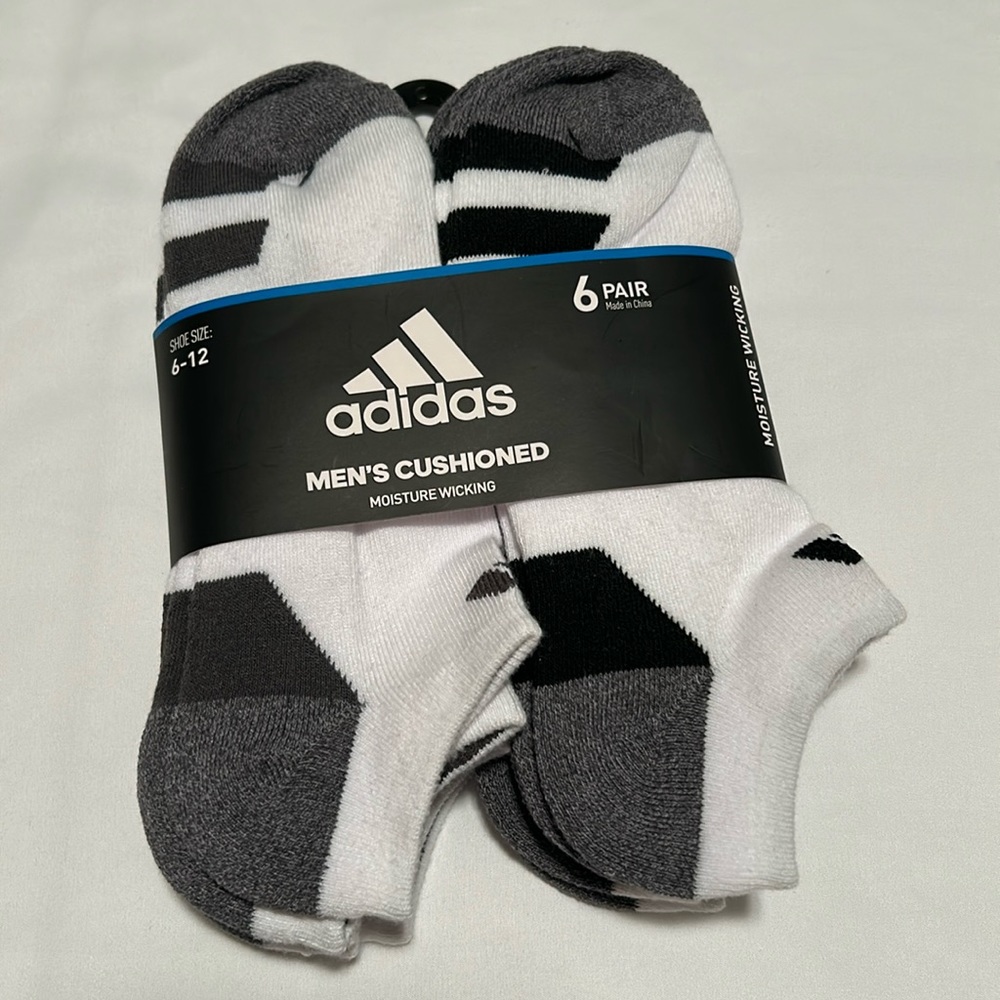 Men’s Adidas moisture wicking socks
